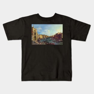 a regatta on the grand canal - Canaletto Kids T-Shirt